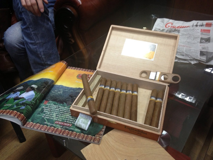 Необычная планерка Printstore Group в дыму кубинской сигары