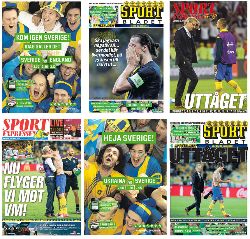 Евро 2012 – печать газет Sport Expressen и Sport Bladet на типографии PrintStore